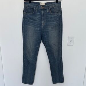 Madewell Women's Boyfriend Jeans - Dark Blue